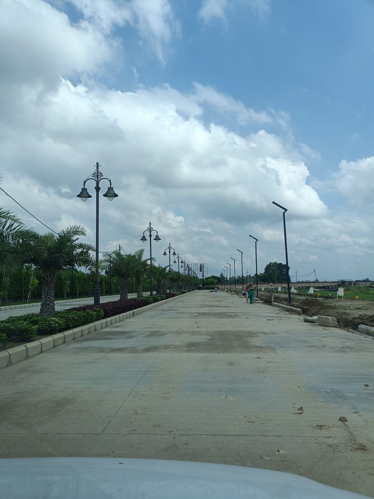 Actual plotted-road development in Haryana